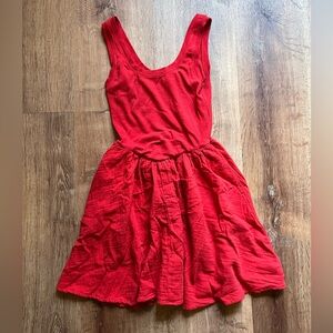 GAP | Red Flared Mini Dress